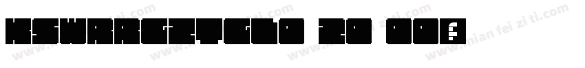 KSWRRGZTGL0 20 00字体转换